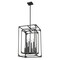 Z-Lite Easton Chandelier, 8-Light, 16.5 In.W x 27 In.H, Matte Black/Matte Black 3038-8MB - alternate 5